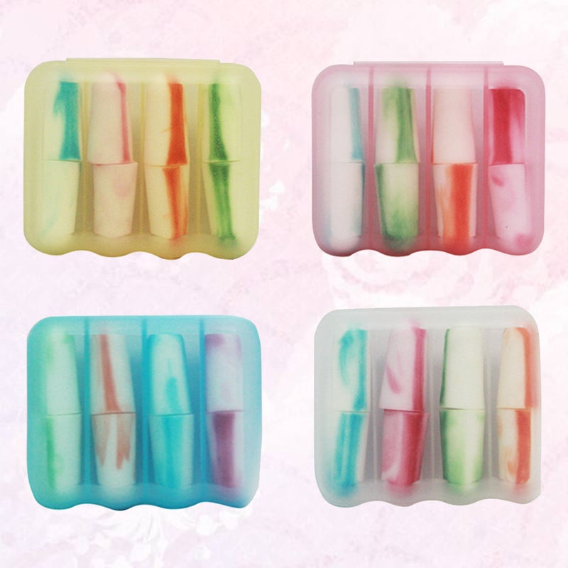 8 Pcs Anti-noise Mute Ear Protector Noise Sleeping Learning Noise Reduction Ear Plug (Mixed Color) - Image 2