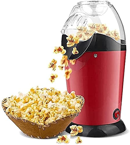 DIYASHI Hot Air Popcorn Maker Compact Tabletop Corn Kernel Air Popper with Containers No Oil 1Minute Popping Time DIY Your Own Taste Automatic Popcorn Machine Household Electric Instant Popcorn Maker - Image 1