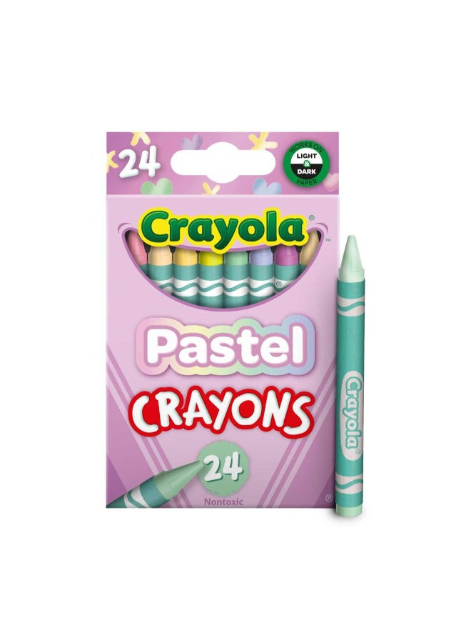 Crayola Pastel Crayons, 24 Colors - Image 3