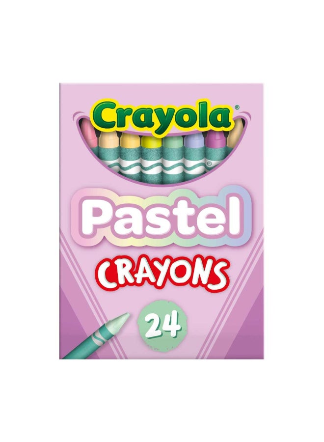 Crayola Pastel Crayons, 24 Colors - Image 2