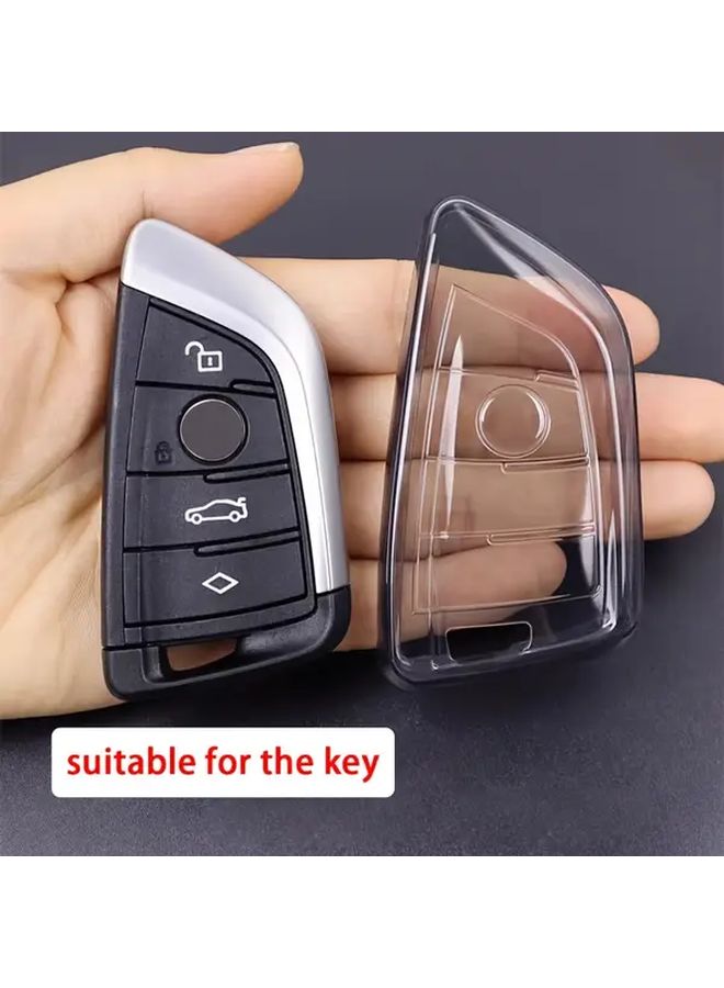 غطاء مفتاح واحد أبيض متوافق مع BMW 3 و4 و7 وX1 وX2 وX3 وX5 وX6 - Image 1