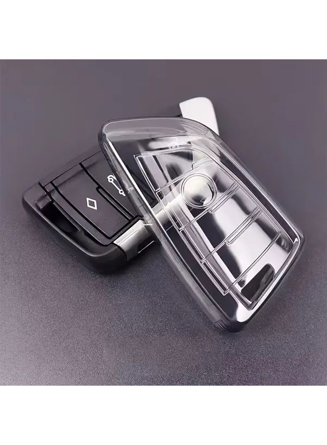 غطاء مفتاح واحد أبيض متوافق مع BMW 3 و4 و7 وX1 وX2 وX3 وX5 وX6 - Image 3