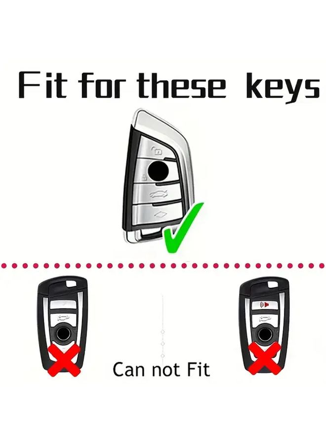 غطاء مفتاح واحد أبيض متوافق مع BMW 3 و4 و7 وX1 وX2 وX3 وX5 وX6 - Image 5