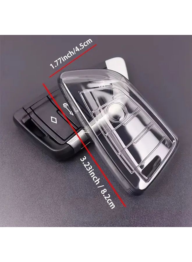غطاء مفتاح واحد أبيض متوافق مع BMW 3 و4 و7 وX1 وX2 وX3 وX5 وX6 - Image 2