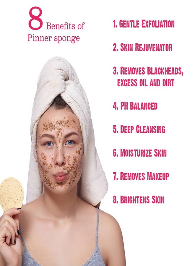 PINNER إسفنجة بفا PVA لتنظيف الوجه إسفنجة الوجه - Image 3