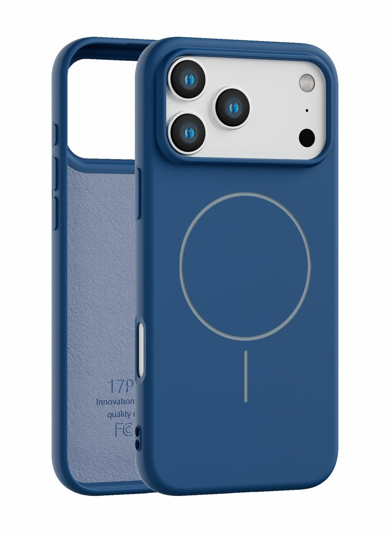 DUSALA Magnetic for iPhone 17 Pro Case [Compatible with MagSafe] [Soft Anti-Scratch Microfiber Lining],Premium Silicone Phone Case - Image 1