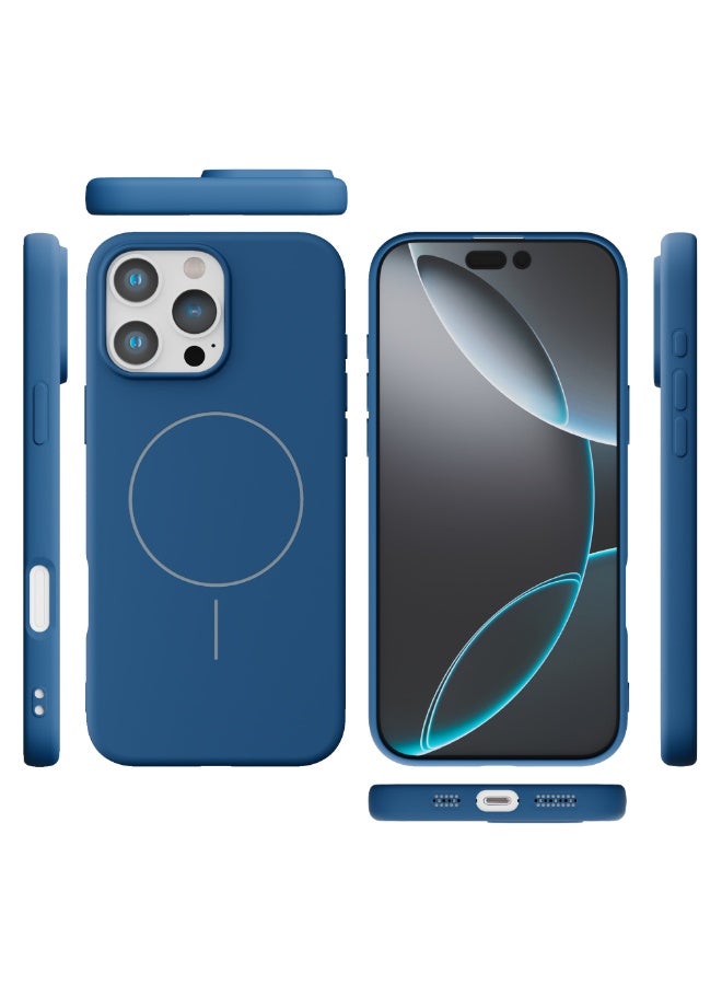 DUSALA Magnetic for iPhone 17 Pro Case [Compatible with MagSafe] [Soft Anti-Scratch Microfiber Lining],Premium Silicone Phone Case - Image 2