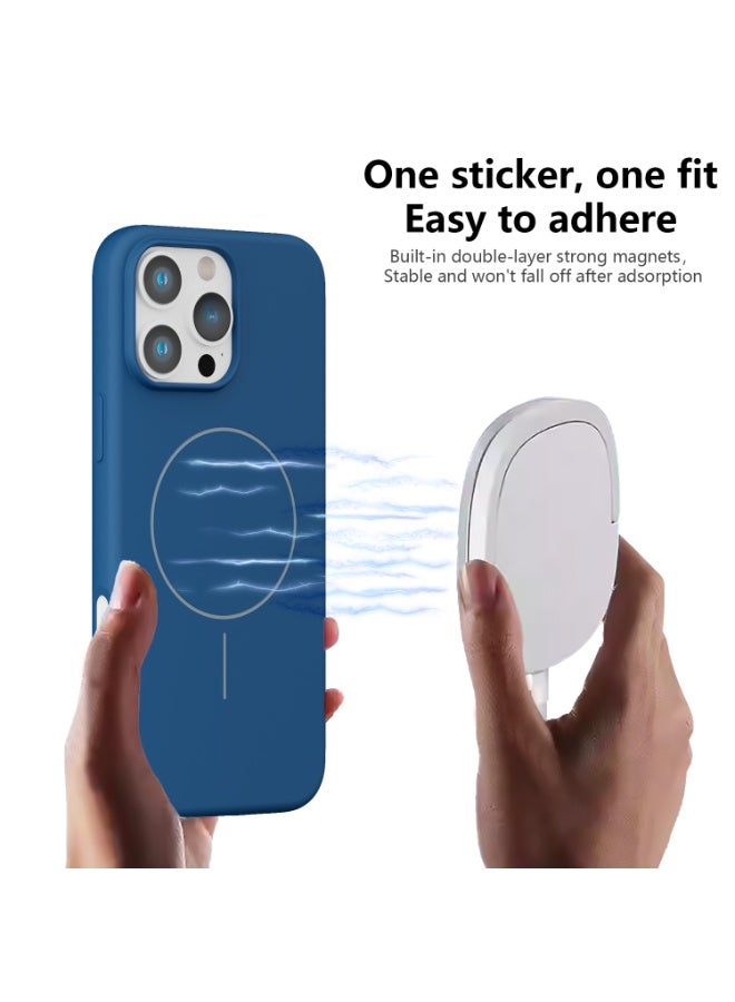 DUSALA Magnetic for iPhone 17 Pro Case [Compatible with MagSafe] [Soft Anti-Scratch Microfiber Lining],Premium Silicone Phone Case - Image 3