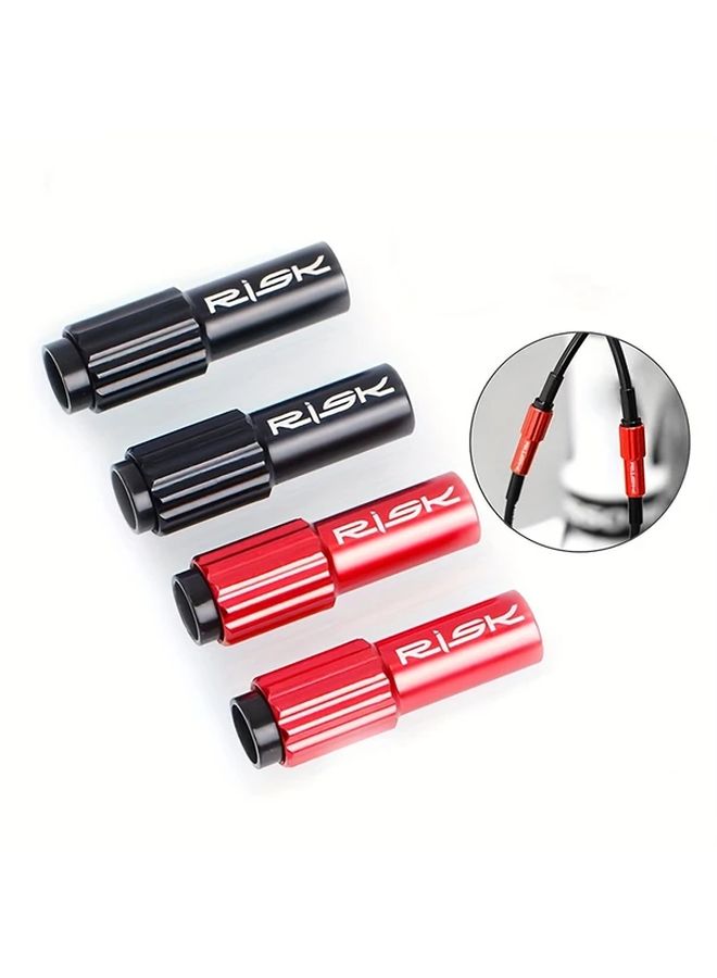 Bicycle Cable Adjuster 2pcs Black Brake And Gear Connector Cover - Image 1