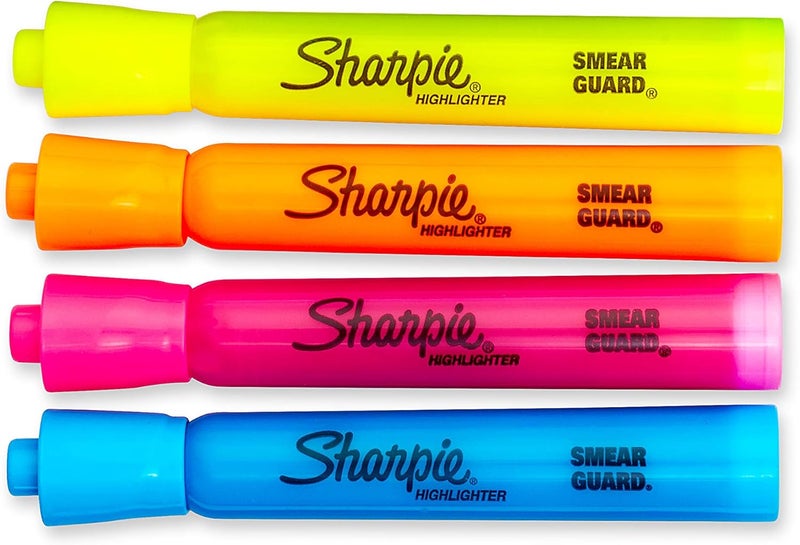 Sharpie Accent Tank-Style Highlighters, Assorted Colors, 6-Count Set - Image 2