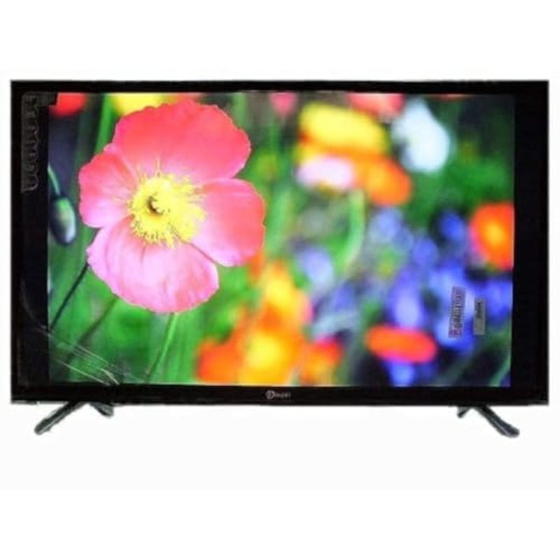 32 Inch TV LED Multimedia for Living Room Use, Black Plastic Housing with Slim Bezel Design and Energy-Efficient Display - Image 3