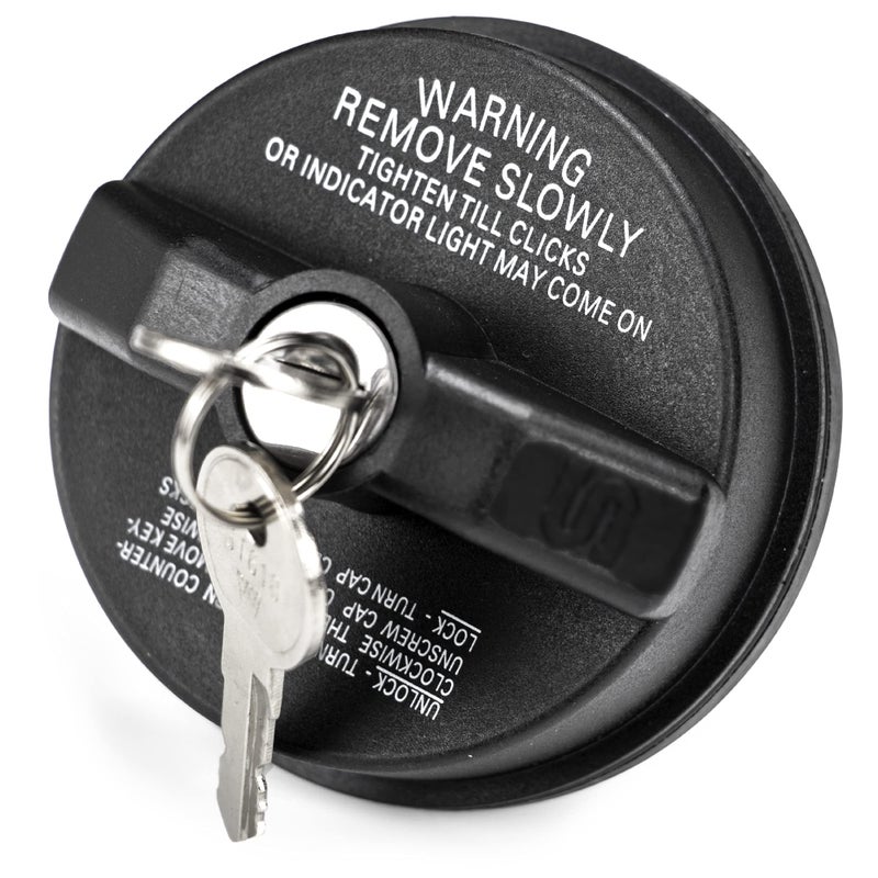 ROVIKE Locking Gas Cap For Chevy Silverado 1500 2500 3500 Cruze Express Malibu Colorado Suburban Tahoe Equinox &Toyota Honda GMC Nissan Subaru Acura Buick Cadillac Lexus Saturn Mitsubishi,Lock Fuel Cap 31780 - Image 1