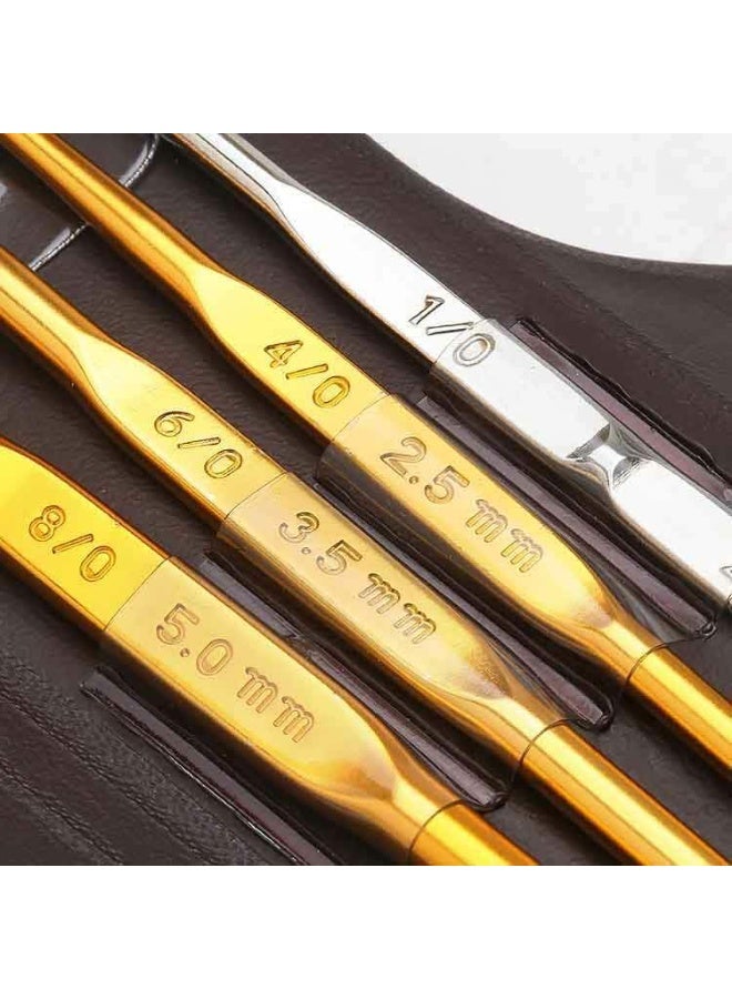 Tulip Crochet Hook Set, Classic One 7-PC Crochet Hook Set & Yarn Needles with Case - Image 3