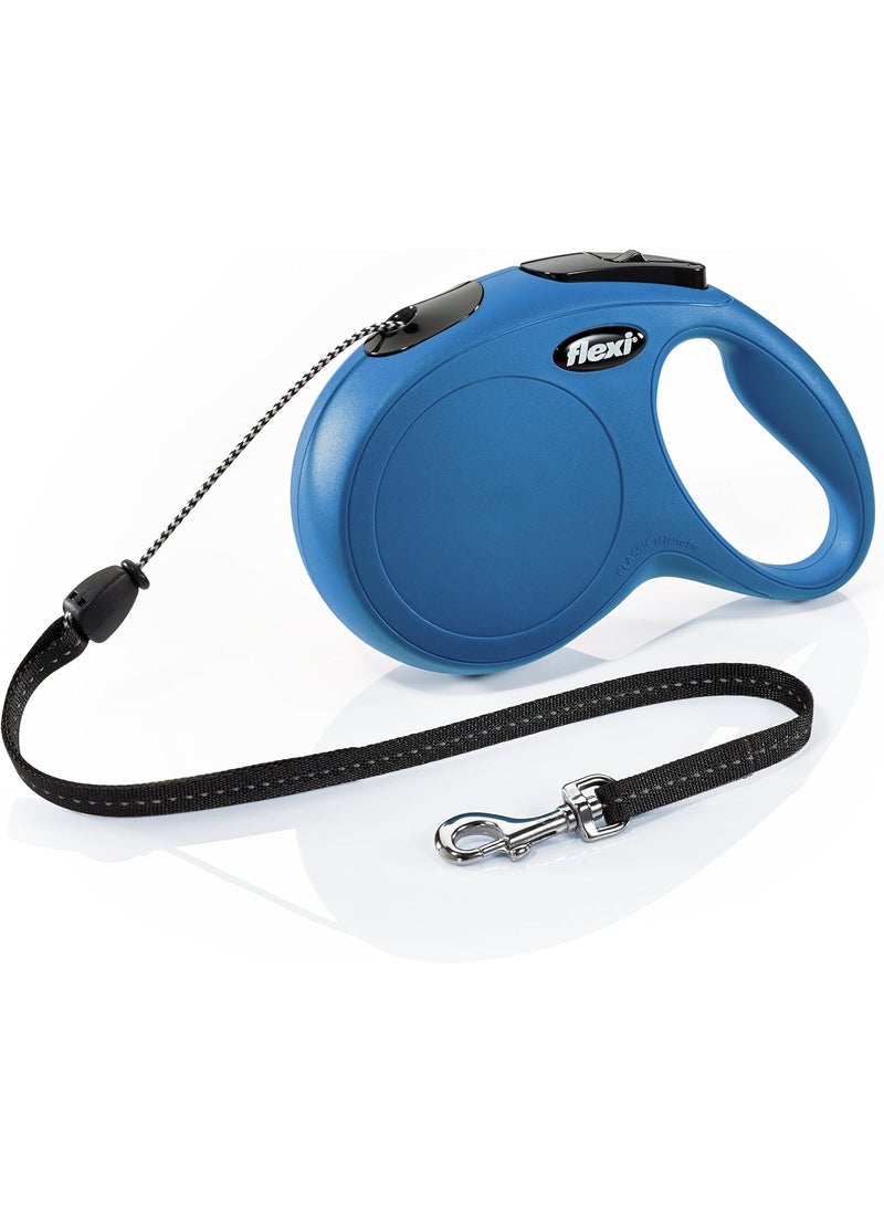 Flexi Flexi New Classic Retractable Dog Leash Cord 26 ft Medium Blue  - Image 1