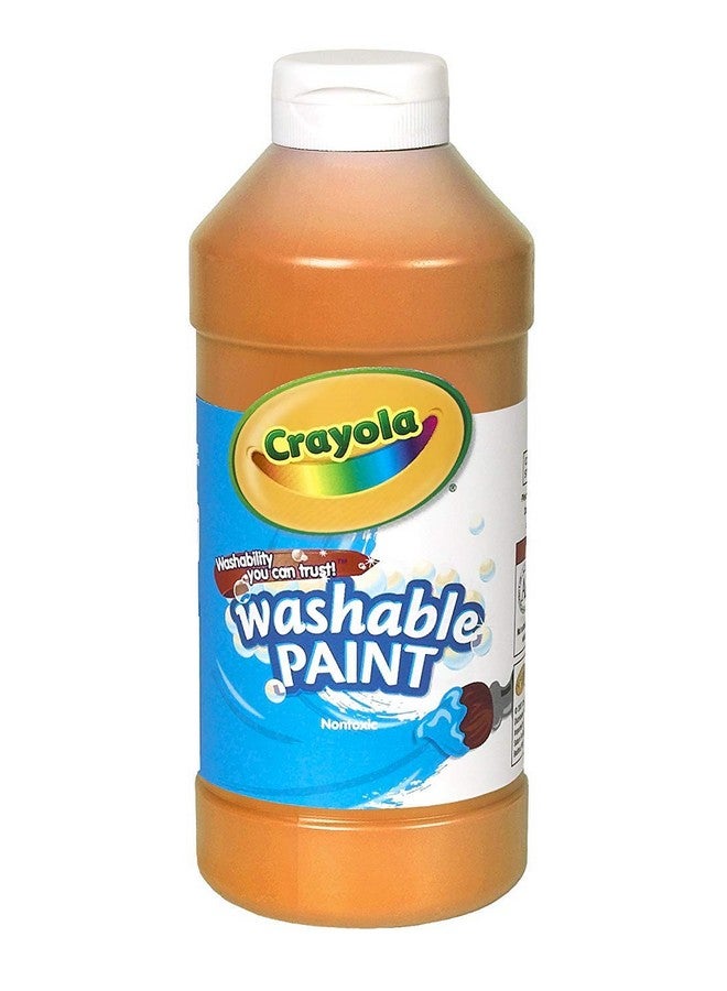 Crayola Washable Paint Orange 16 Oz. - Image 2