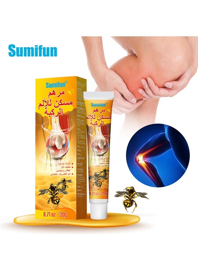 سوميفون مرهم لتخفيف آلام الغضروف المفصلي - تخفيف آلام الرقبة والكتفين والظهر والوركين والمفاصل والعضلات والركبتين والقدمين، كريم تخفيف آلام العضلات، رذاذ تخفيف الألم 1 كريم سم النحل كريم سم النحل للمفاصل سم النحل مرهم زهرة العطاس مرهم سم النحل بخاخ للركب كريم الالم كريم الم الظهر رذاذ سم النحل مرهم لالم اليد مرهم سم النحل للمفاصل - Image 4
