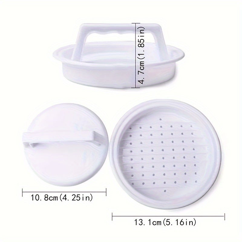 Non Stick Burger Press Plastic Meat Shaping Mold For Perfect Patties - Image 2