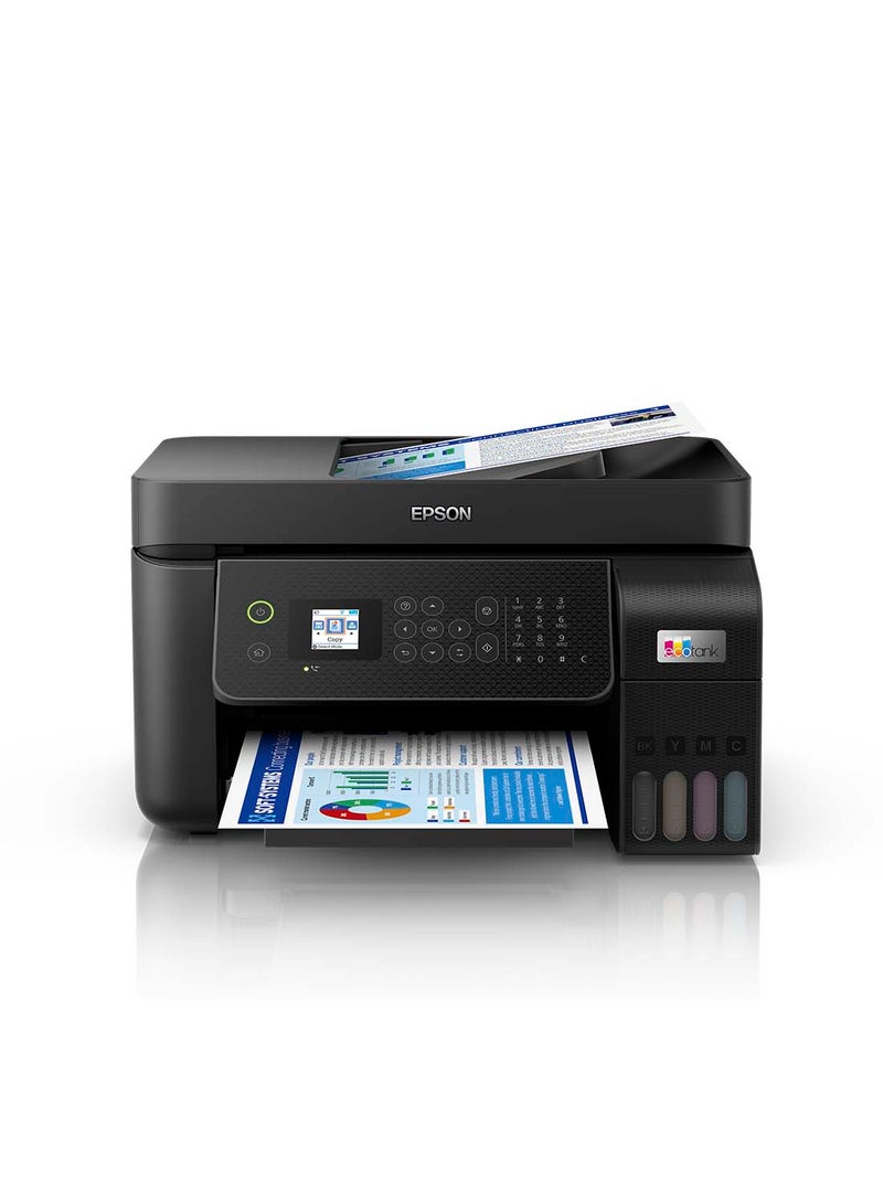 EPSON Ecotank L5290 Office Ink Tank Printer A4 Colour 4-In-1 Printer With ADF, Wi-Fi And Smart Panel Connectivity And Lcd Screen Black - Image 2