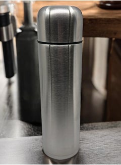 YOLO Hot and Cold Stainless Steel Vacuum Travel Flask - 1 Liter, Silver  - Image 2