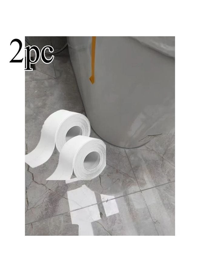 4pcs Waterproof Sealing Tape Self Adhesive Peel and Stick for Bathroom Kitchen - Image 2