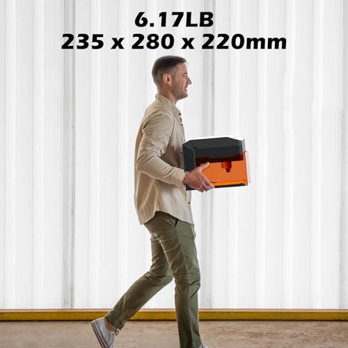 SainSmart Genmitsu Kiosk 10W 10000mW Laser Engraver, Light Weight & Portable Laser Engraver Machine, Home Laser Cutter with Acrylic Enclosure for DIY Wood/Leather/Metal, 3.9'' x 3.9'' Engraving Area, Laser Safety Class 1 - Image 4