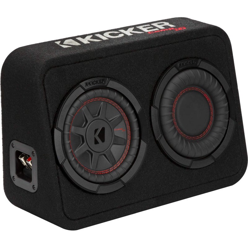 KICKER 48TCWRT672 CompRT 675 subwoofer in Thin Profile Enclosure 2ohm