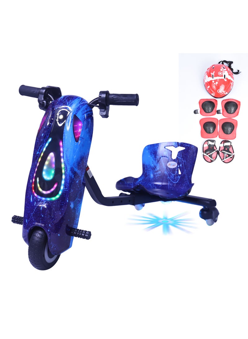 لحظة مرح سكوتر درفت كهربائي صغير 36 فولت مع خوذة وحماية - Image 1