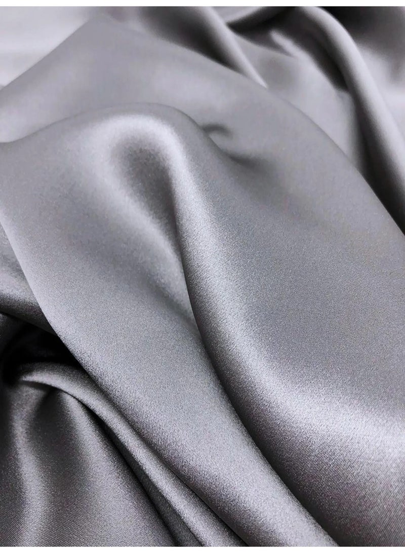 JewelOnPalette Bridal Duchess Satin Fabric, Peau de soie, Matt finish, 56 inch width, Cut By The Meter Yard, Heavy Quality for Gowns, Dresses and Formal Wear - Image 2
