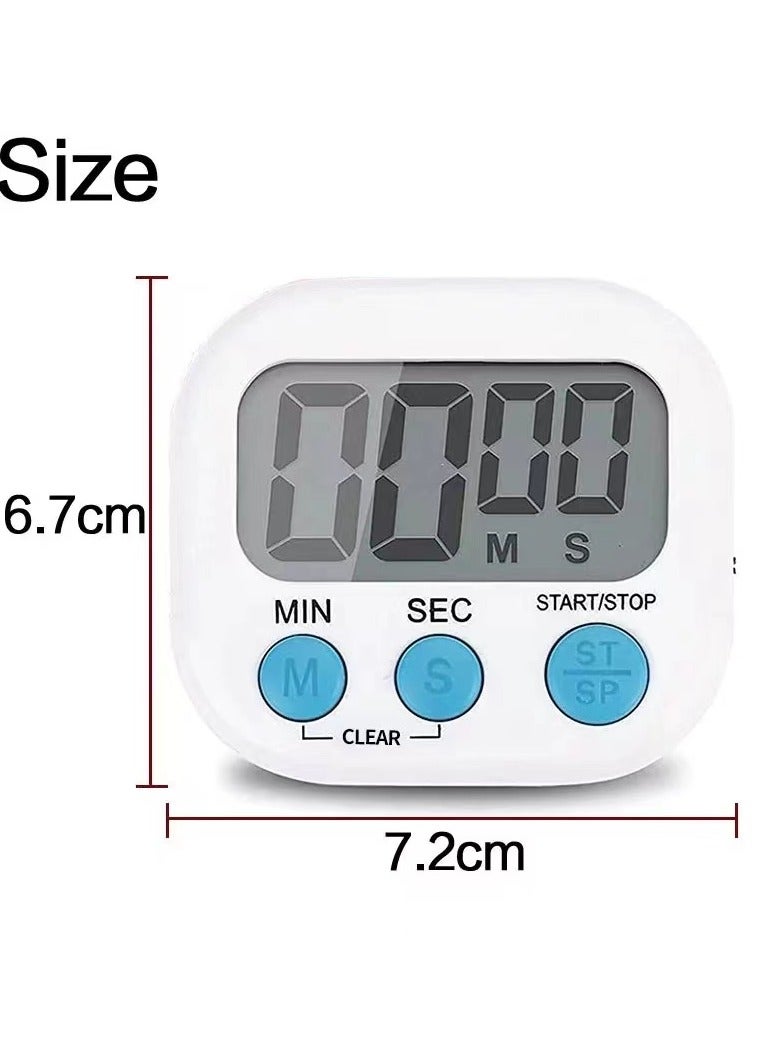 مؤقت رقمي أزرق بحري - عد تنازلي 99 دقيقة للتمارين والشاي، مقاوم للصدمات مع مغناطيس قوي (للمطبخ والصلاة) - Image 2