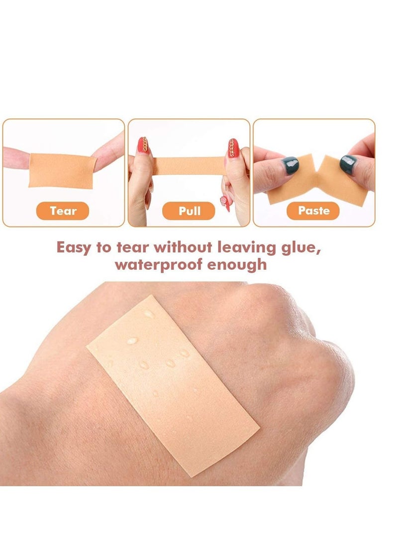 KASTWAVE Foot Hand Care Protector Sticker, 4 Rolls Heel for Men and Women Heel Sticker Silicone Gel Protector, Waterproof Foam Heel Sticker Tape  - Image 4