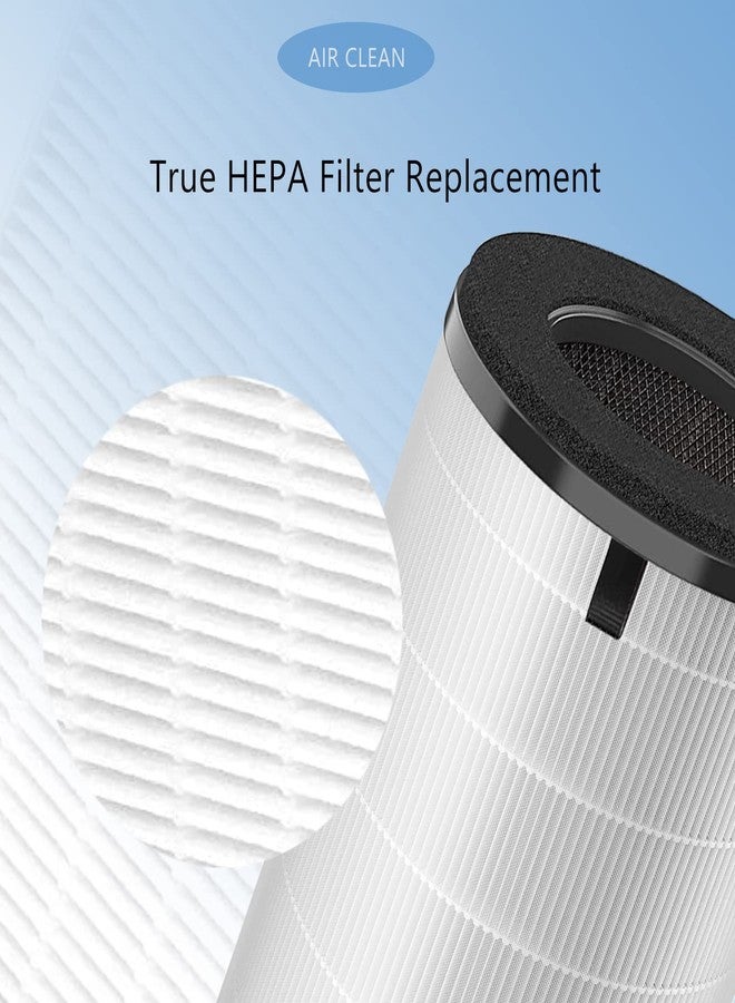 Mixzeny AP-T40FL AP-T45 HEPA Replacement Filter Compatible with 1461901 Homedics Total Clean 5-in-1 Air Cleaner Purifier, AP-T40 AP-T45WT AP-T40WT AP-T45-BK AP-T45-WT AP-T40WTAR, 2-Pack - Image 4