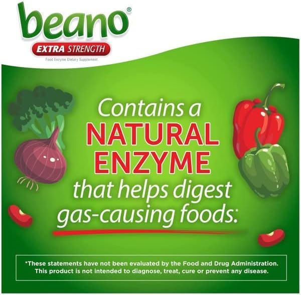 Beano Extra Strength Gas Prevention  Digestive Enzyme Supplement 30 Count Pack of 10 - Image 4