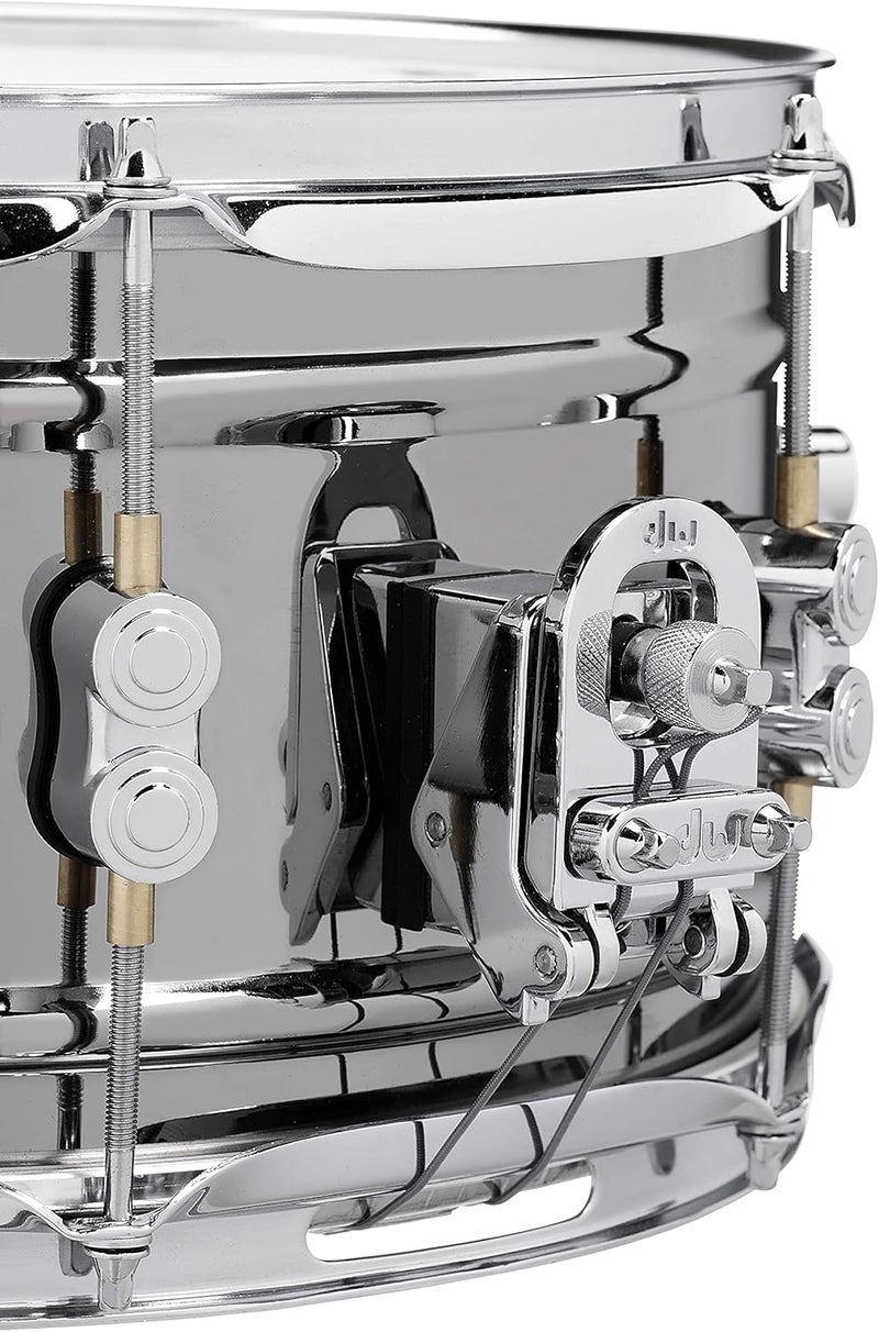 Pacific Drums Concept Series Black Nickel Over Steel Snare Drum, 6"X10" - Image 2