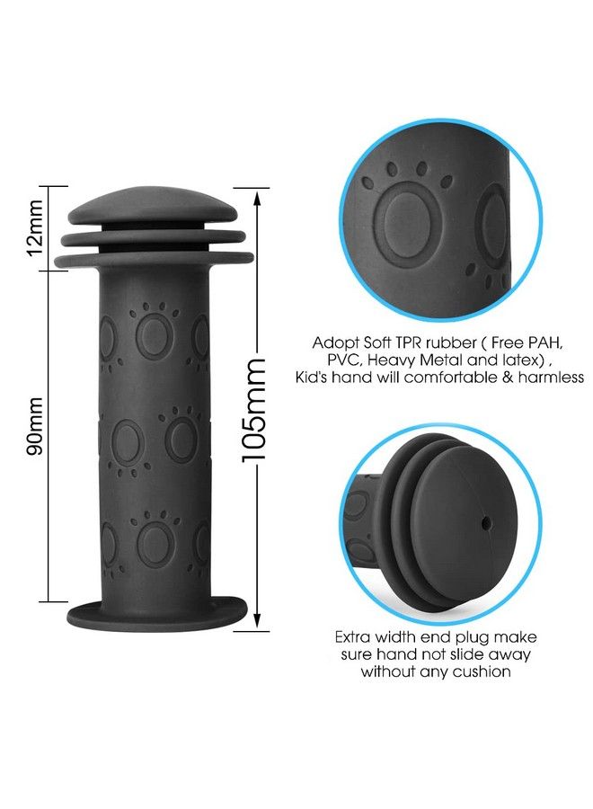 Kutrick Kids Bike Grips 105Mm Bicycle Handlebar Grips With Mushroom Pattern For Kid Bike Kid Balance Bike Kid Kick Scooter - Image 4