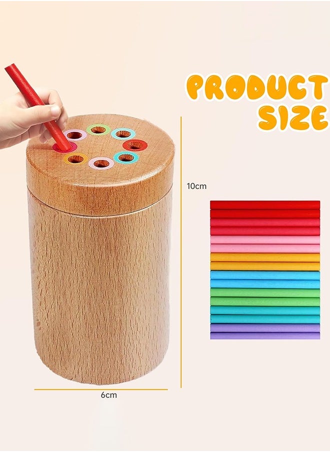 Garlo Montessori Toys for 3 Year Old, Play Wooden Toddler Educational Toys Color Sorting Preschool Learning Activities, Fine Motor Skills Sensory Toys for Toddlers 3-5 Girl Boy Birthday Gifts  - Image 3