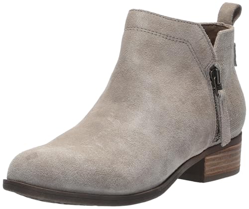 TOMS Women's Dahlia Ankle Boot, Dune Suede/Canvas, 7.5 - Image 1