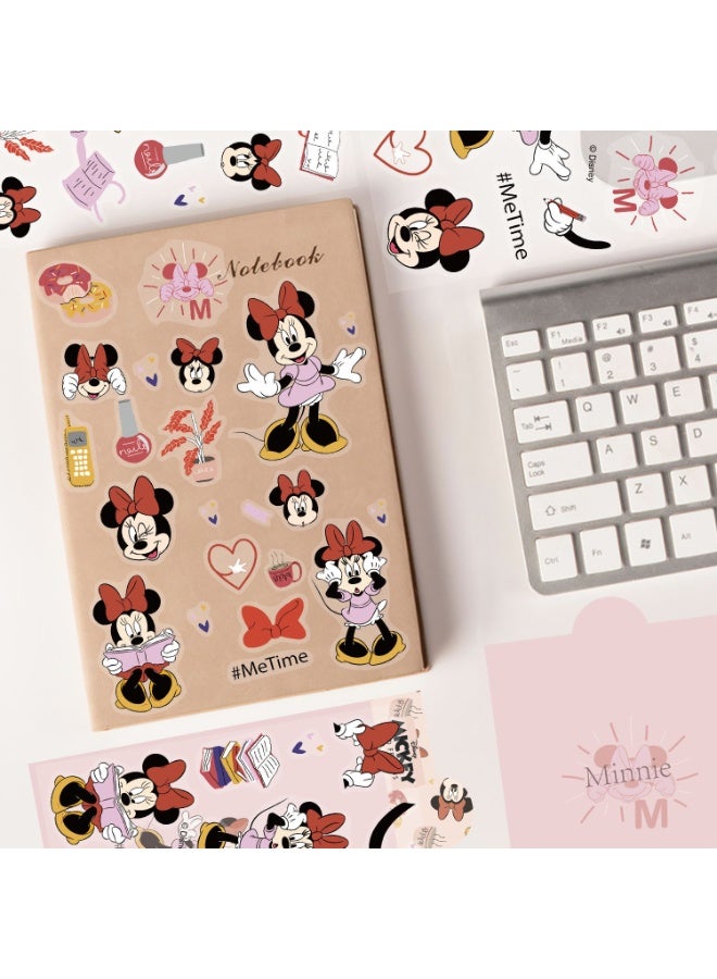 NIBEMINENT 2 Pcs Disney Minnie Deco Kit Waterproof Stickers, High Definition Printing Bright Colors, Suitable for Laptop Skateboard Luggage Water Bottle Guitar DIY - Image 3