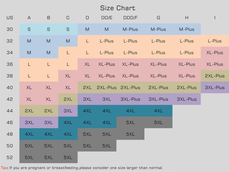 Suekaphin 5PACK Wireless Nursing & Breastfeeding Bra, 3X-Large, Black/Nude/Gray/White/Lightblue - Image 2