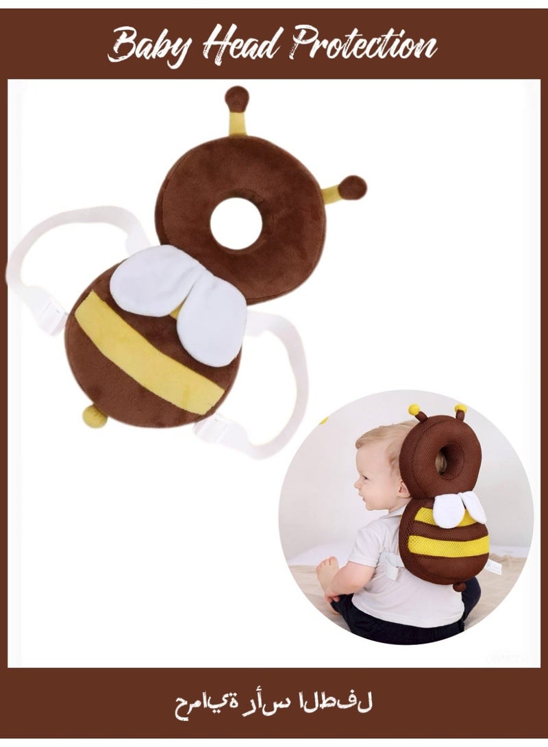 أوتاد فريدة من نوعها على شكل طفل صغير حماية رأس الطفل القطن الوسادة مع الأشرطة السلامة - Image 1
