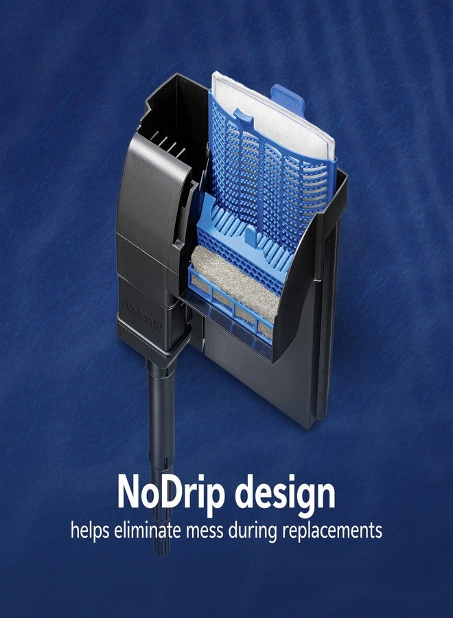 Aqueon PRO Replacement Filter Cartridges, NoDrip Design, for Freshwater and Saltwater Aquariums, Large, 3 Pack - Image 3