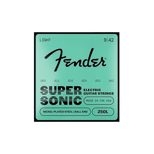 Fender Electric Guitar String Super 250 Nickel Plated .009-.042 250L 730250403 - Image 1