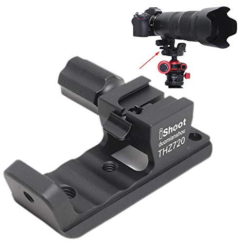 iShoot Metal Lens Collar Foot Stand Tripod Mount Ring Base Compatible with Nikon Nikkor Z 70-200mm f/2.8 VR S and Z 100-400mm F4.5-5.6 VR S, Lens Support Holder with Arca Fit Dovetail - Image 1