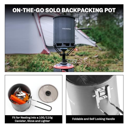 Fire-Maple وعاء تخييم فايير مابل 600 مل G3 بيتريل خفيف الوزن عالي الكفاءة قابل للطي - Image 5