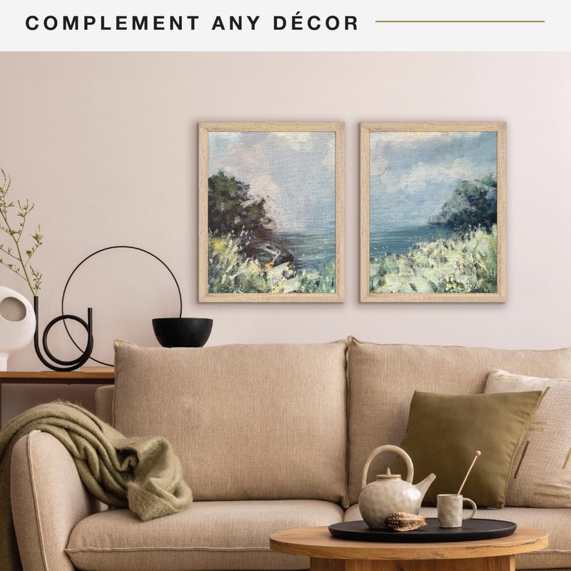 أم سي أس MCS Studio Gallery 16x20 Poster Frame Natural Woodgrain Vertical & Fenizontal Wall Hanging إطار صورة كبير للصور الملصقات والمطبوعات الفنية (حزمة) - Image 3