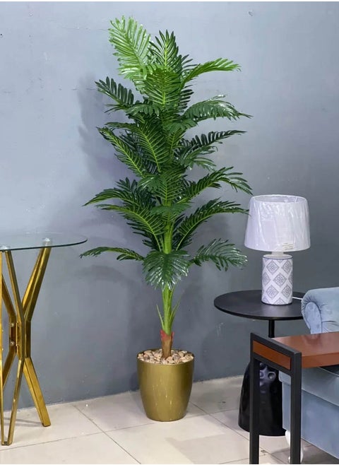 An artificial tree simulating an artificial palm tree with a natural feel, 120 cm high