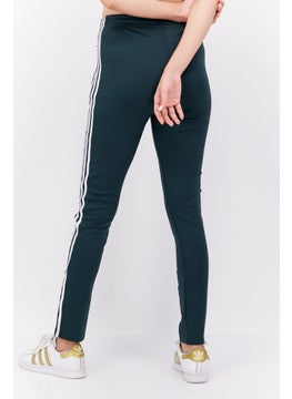 adidas Originals Women Sportswear Fit Drawstring Training Track Pants, Green  - Image 3