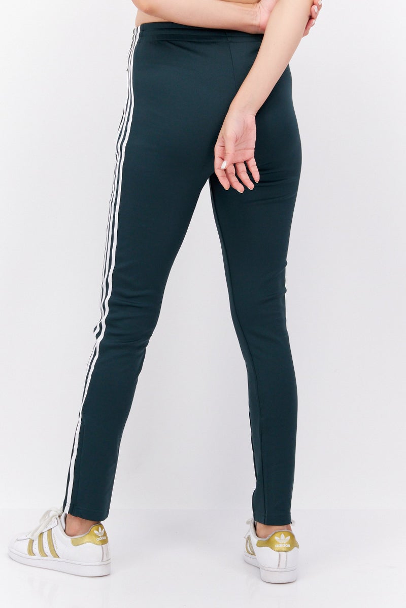 adidas Originals Women Sportswear Fit Drawstring Training Track Pants, Green  - Image 3