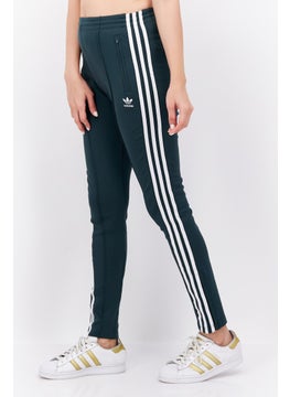 adidas Originals Women Sportswear Fit Drawstring Training Track Pants, Green  - Image 2