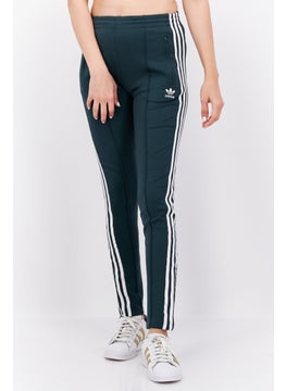 adidas Originals Women Sportswear Fit Drawstring Training Track Pants, Green  - Image 1