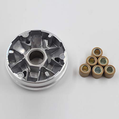 TRKIMAL مجموعة كاملة من محولات السرعة لمحرك Gy6 50cc/80cc 139QMB/147QMD، مجموعة عجلة القيادة للأداء 8.5 جرام رولرز قفل أمامي لـ سكوتر ATV و Gokart (GY6 50/80) - Image 2
